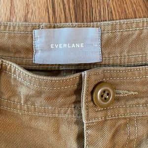 Everlane khaki carpenter utility pants, trousers